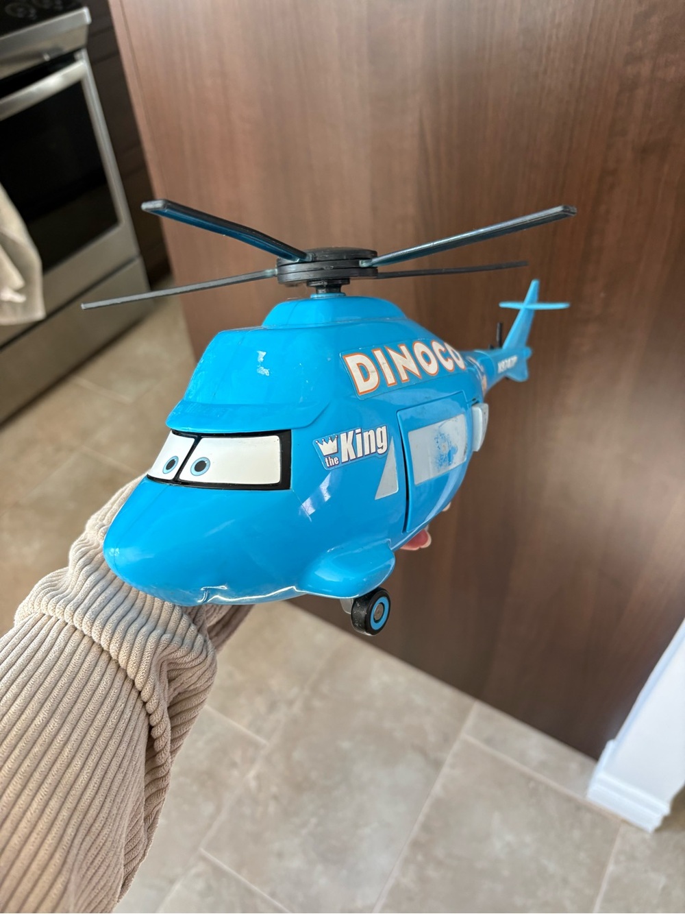 Dinoco Helicopter DISNEY Pixar CARS Supercharged The King 14" soundsnot working